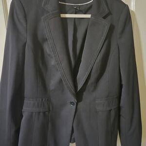 White House Black Market Stretch Blazer Jacket Size 14